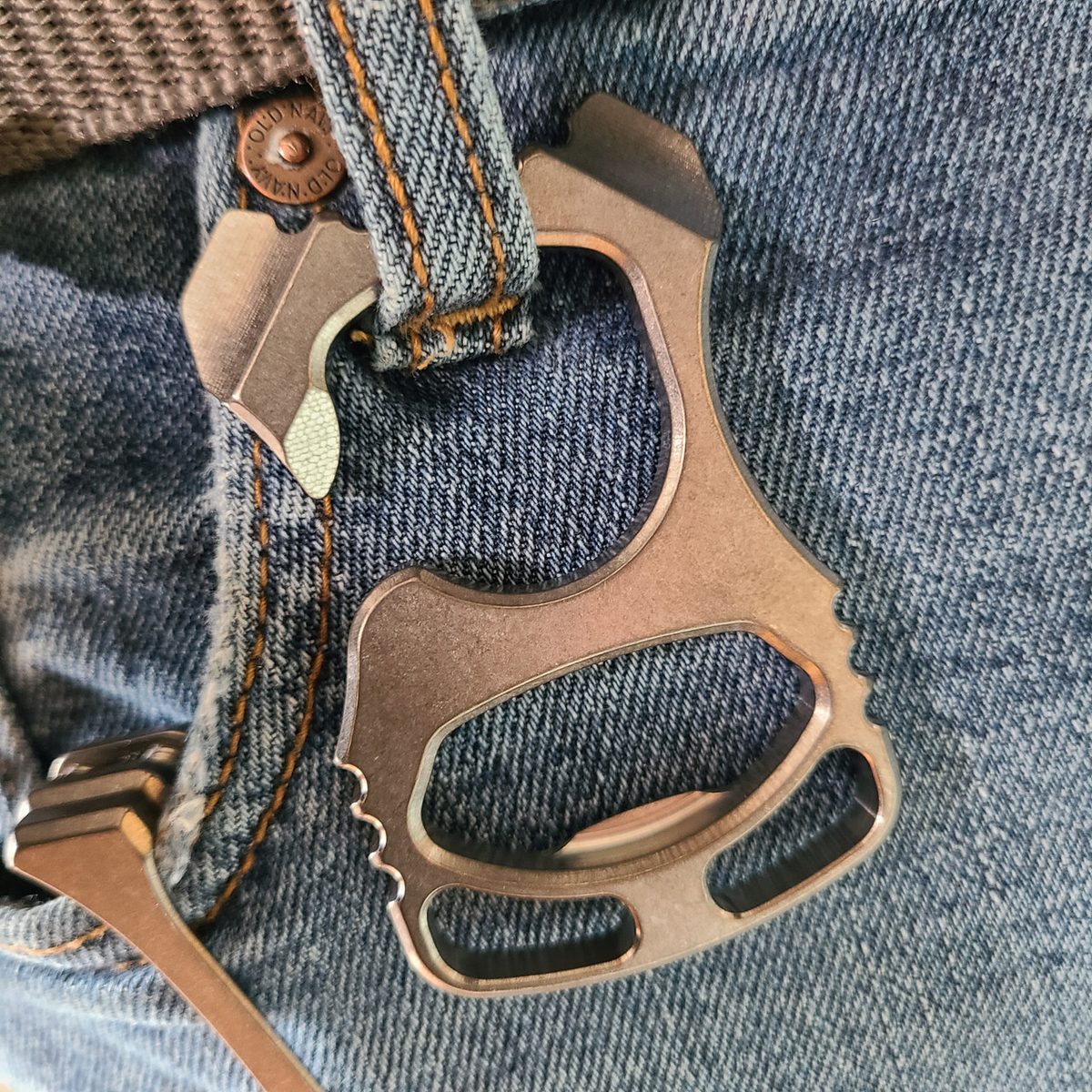Titanium Rook on belt loop